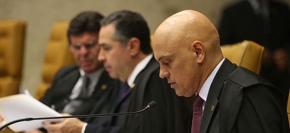 Brasília - O Supremo Tribunal Federal (STF), inicia sessão na qual será julgada a restrição ao foro privilegiado para parlamentares e ministros (Antônio Cruz/Agência Brasil)