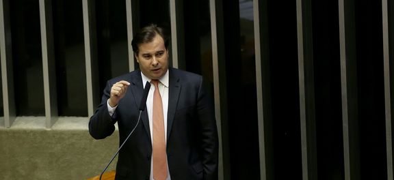 Brasília - O presidente da Câmara dos Deputados, Rodrigo Maia, participa da sessão solene de abertura dos trabalhos do ano legislativo de 2018 (Wilson Dias/Agência Brasil)