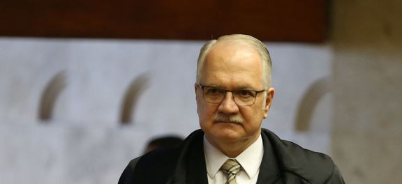 Brasília - Ministro do STF, Edson Fachin, durante julgamento sobre suspensão da denúncia do ex-PGR Rodrigo Janot contra Temer e integrantes do PMDB (José Cruz/Agência Brasil)