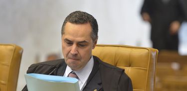 Brasília - STF retoma julgamento de novos recursos do processo do mensalão. Na foto, o ministro do STF Luís Roberto Barroso (José Cruz/Agência Brasil)