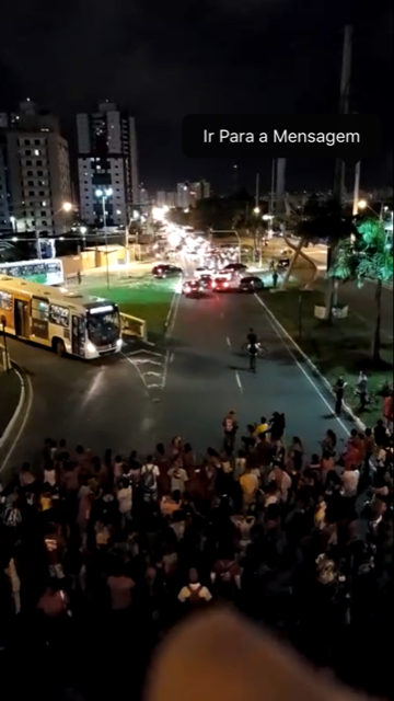 manifestação de rua