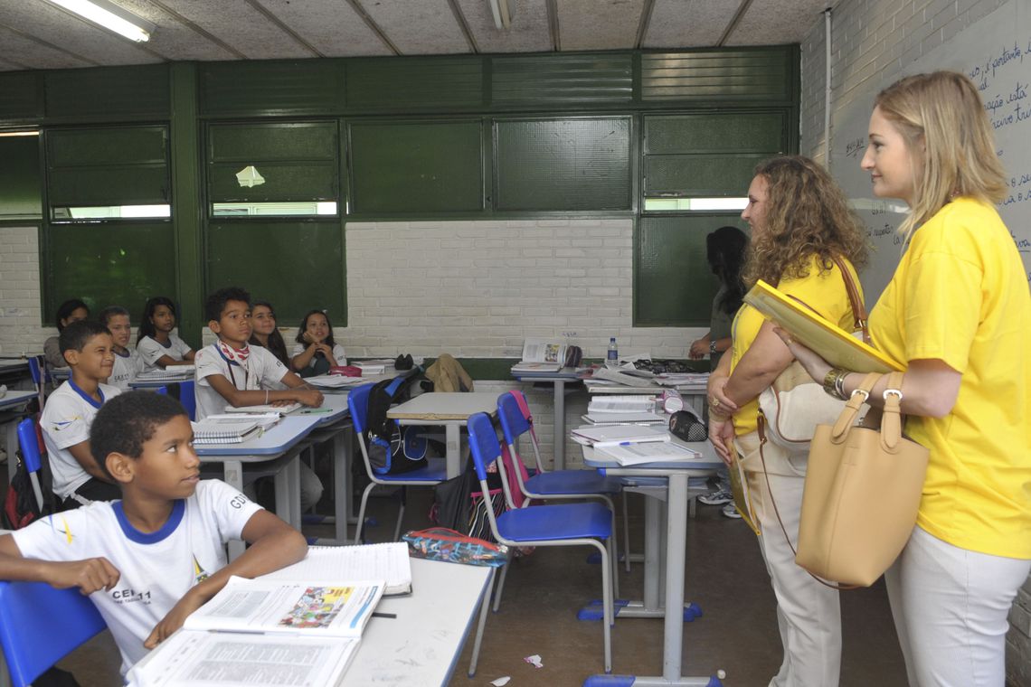Escolas públicas de ensino básico em vários municípios brasileiros receberão a visita do Ministério Público com o objetivo de averiguar a qualidade do ensino e as condições dessas escolas (Elza Fiúza/Agência Brasil)