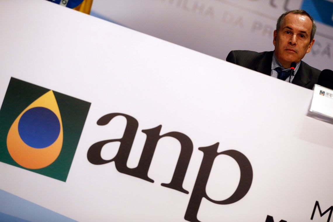 O diretor-geral da Agência Nacional do Petróleo, Gás natural e Biocombustíveis (ANP), Décio Oddone, durante a 4ª rodada de licitação do pré-sal.