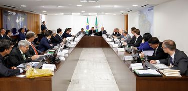 (Brasília - DF, 15/01/2019) Presidente da República, Jair Bolsonaro durante Reunião do Conselho de Governo.
Foto: Alan Santos/PR