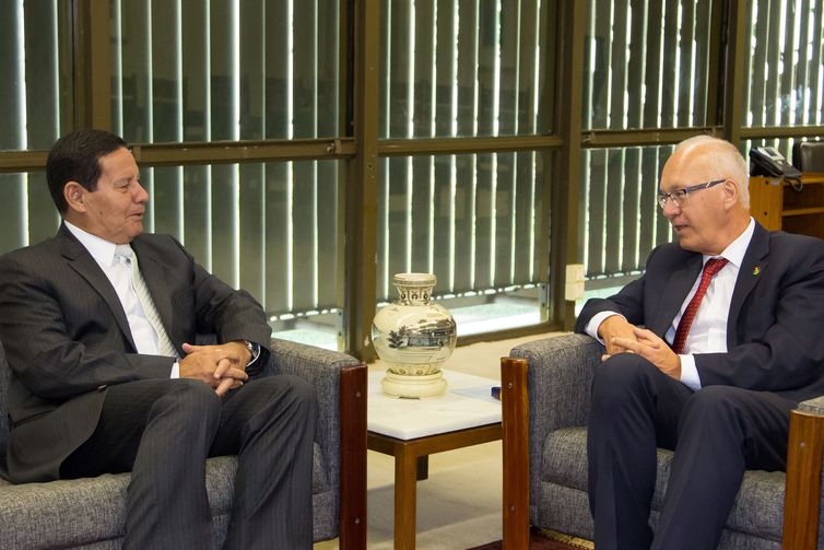 (Brasília - DF, 21/01/2019) 21/01/2019 Audiência com Georg Witschel, Embaixador da Alemanha no Brasil.

Foto: Romério Cunha/VPR