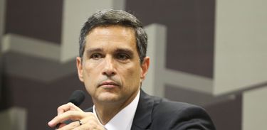 O economista Roberto de Oliveira Campos Neto, indicado pela Presidência da República para o cargo de presidente do Banco Central, durante sabatina na Comissão de Assuntos Econômicos (CAE) do Senado.