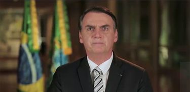 O presidente Jair Bolsonaro faz pronunciamento sobre a proposta de reforma da Previdência enviada ao Congresso Nacional.