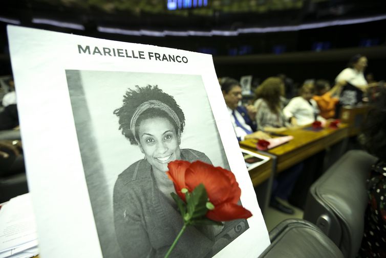 Brasília - A Câmara dos Deputados realiza sessão solene para celebrar Dia Internacional do Direito à Verdade e prestar homenagem a vereadora Marielle Franco e ao motorista Anderson Gomes. (Marcelo Camargo/Agência Brasil)