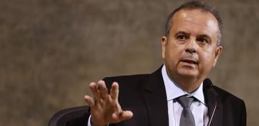 O secretário especial de Previdência e Trabalho, Rogério Marinho, fala no Seminário "A Nova Economia Liberal", na Fundação Getúlio Vargas (FGV), zona sul do Rio de Janeiro.