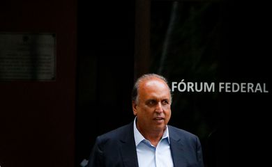 O ex-governador do Rio de Janeiro, Luiz Fernando Pezão deixa a 7ª Vara Criminal