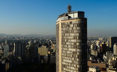 Vista do Edifício Copan, região central.