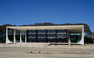 Fachada do edifício sede do Supremo Tribunal Federal - STF