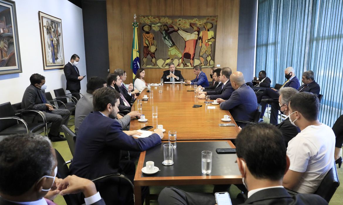 Reunião de líderes. Presidente da Câmara, dep. Arthur Lira (PP - AL)