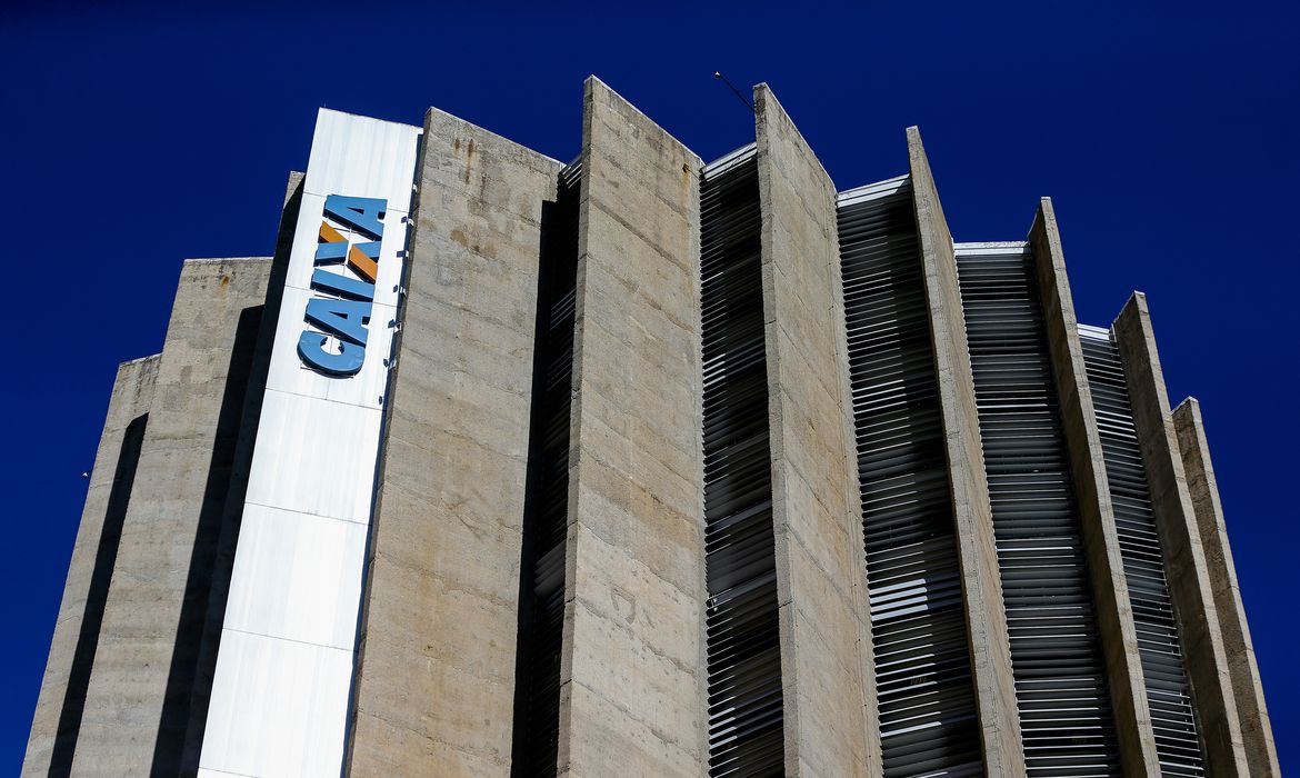 Edificio sede da Caixa Econômica Federal.  (Foto: Marcelo Camargo/Agência Brasil)