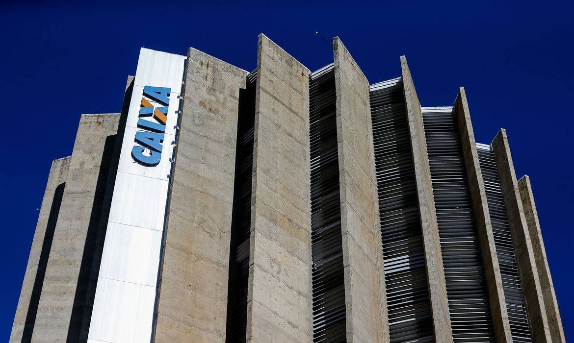 Edificio sede da Caixa Econômica Federal.  (Foto: Marcelo Camargo/Agência Brasil)