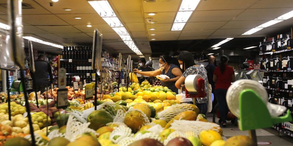 Supermercado na zona sul do Rio de Janeiro.