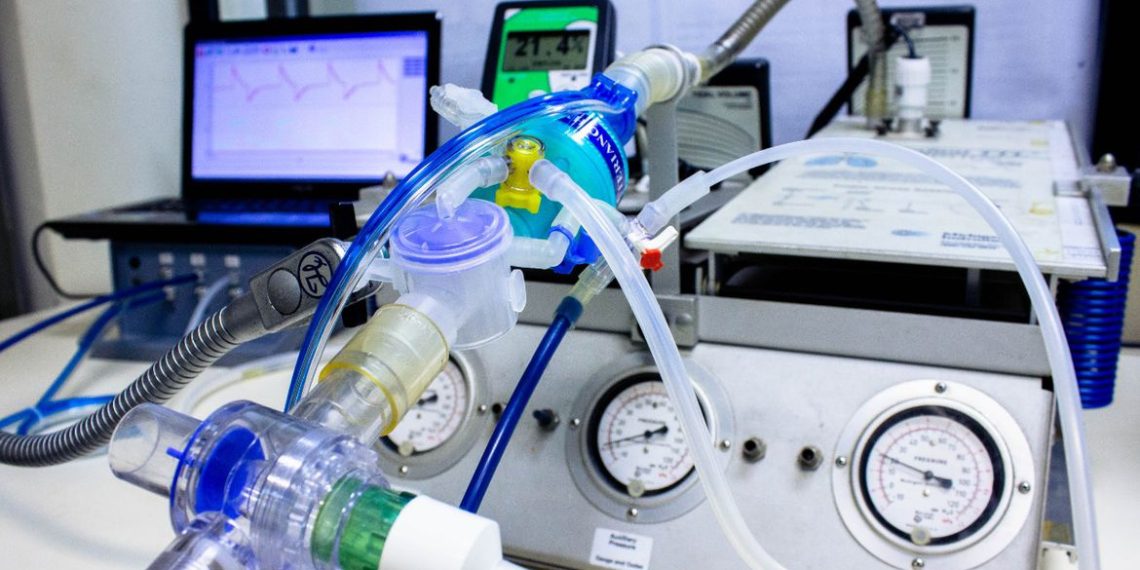 Ventiladores pulmonares são aprovados em ensaios de desempenho e segurança
