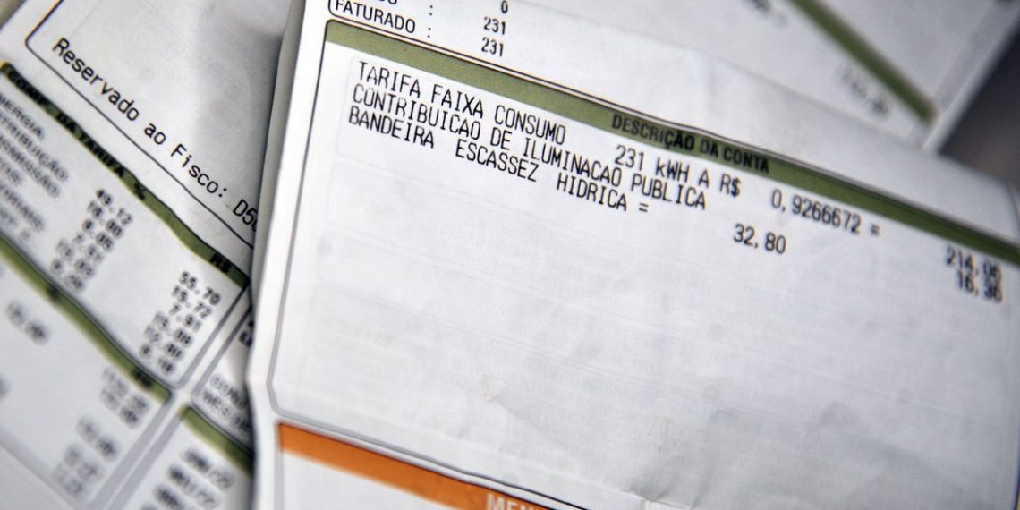 Conta de energia elétrica