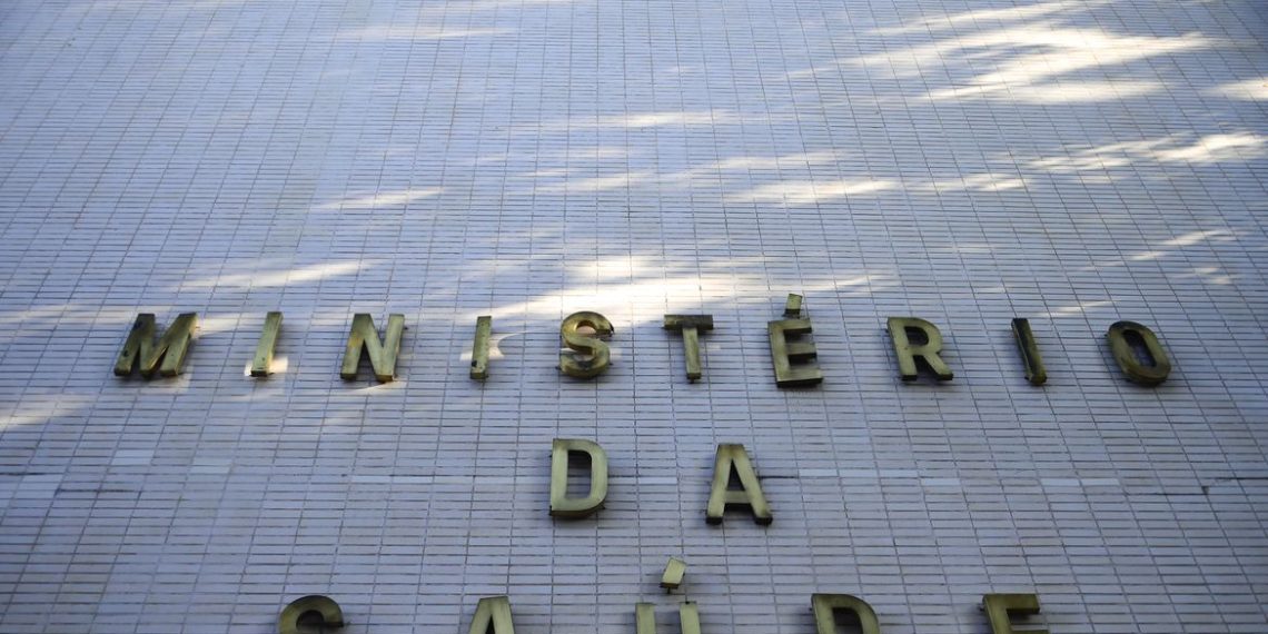 Fachada do Ministério da Saúde na Esplanada dos Ministérios