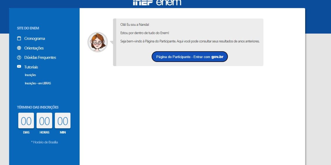 pagina enem participante