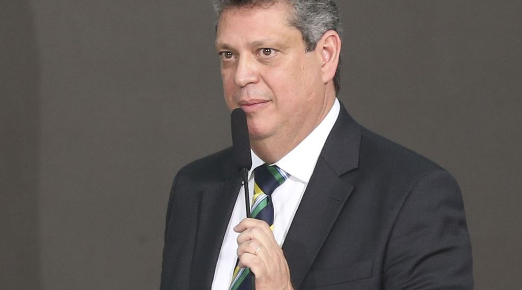 O ministro da Secretaria Geral da Presidência da República, Márcio Macêdo, assume o cargo em cerimônia no Salão Oeste do Palácio do Planalto.