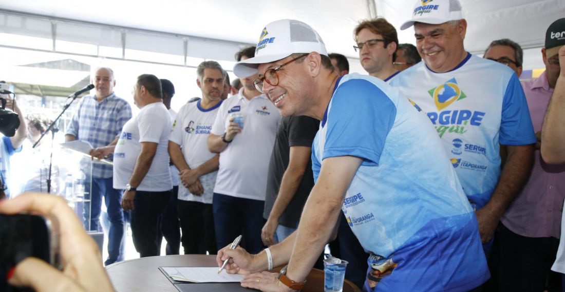 Governador autoriza obras de abastecimento de água durante 9ª edição do ‘Sergipe é aqui’ em Itaporanga d’Ajuda - foto Ascom Seagri