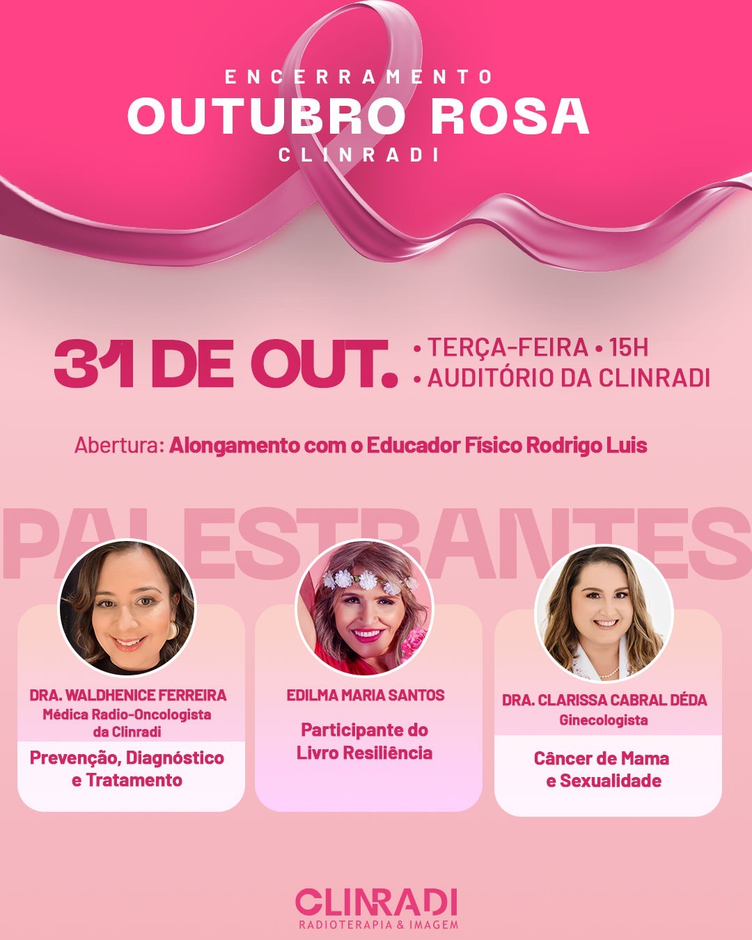 ENCERRAMENTO DO OUTUBRO ROSA EM SERGIPE
