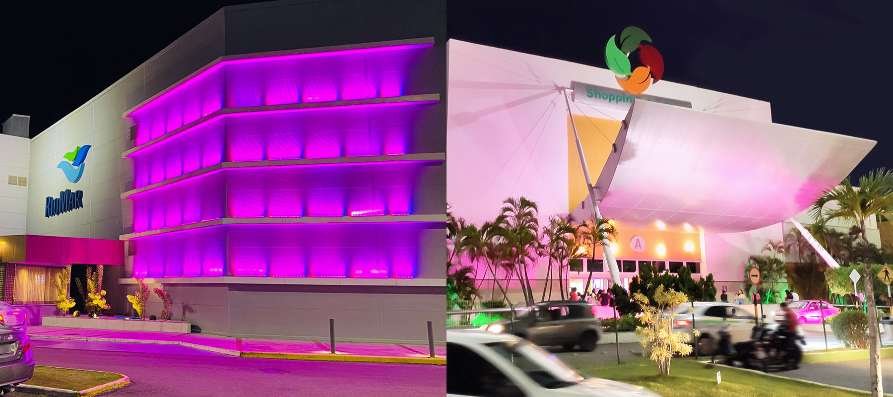 Shoppings RioMar e Jardins no Outubro Rosa