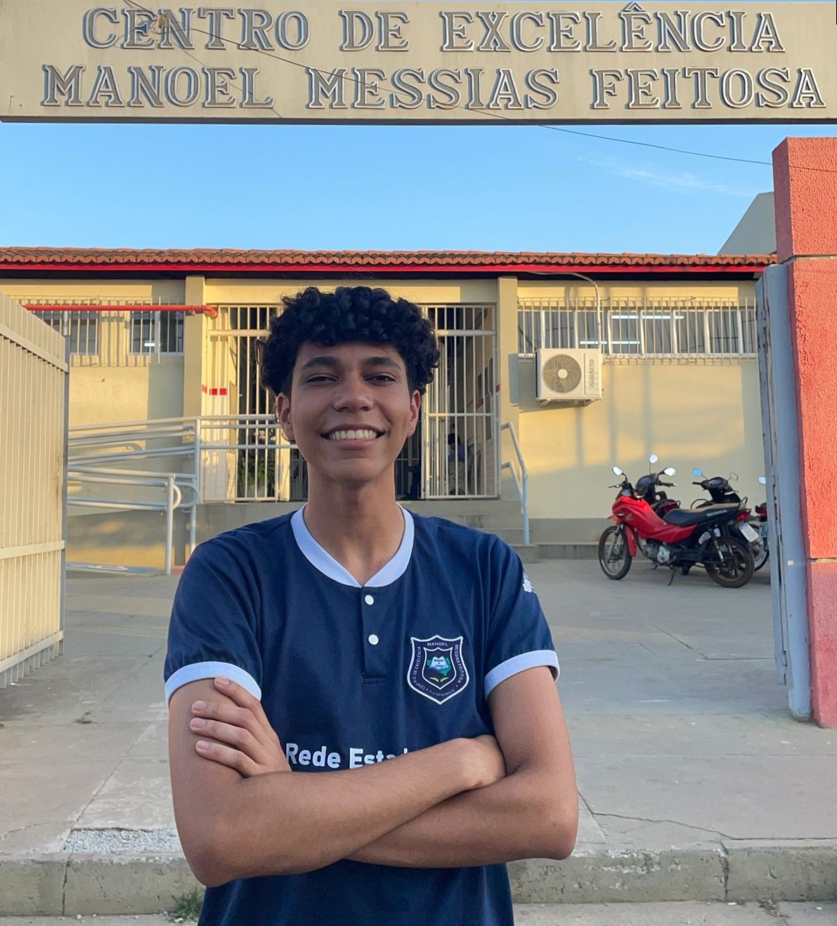 Akires Matheus Gomes Santos, do Centro de Excelência Manoel Messias Feitosa