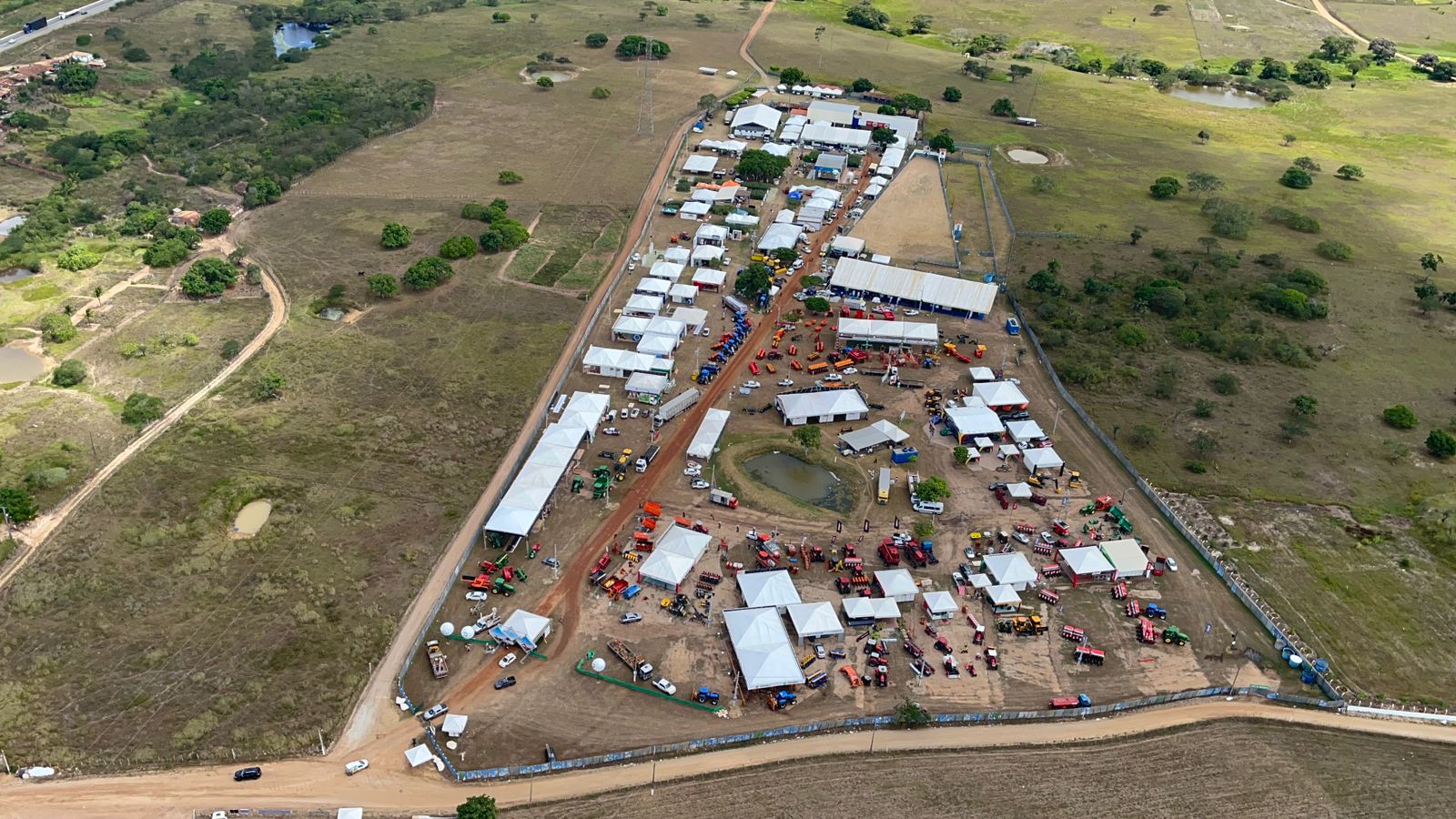 imagem aerea sealba show foto ascom sistema faese senar