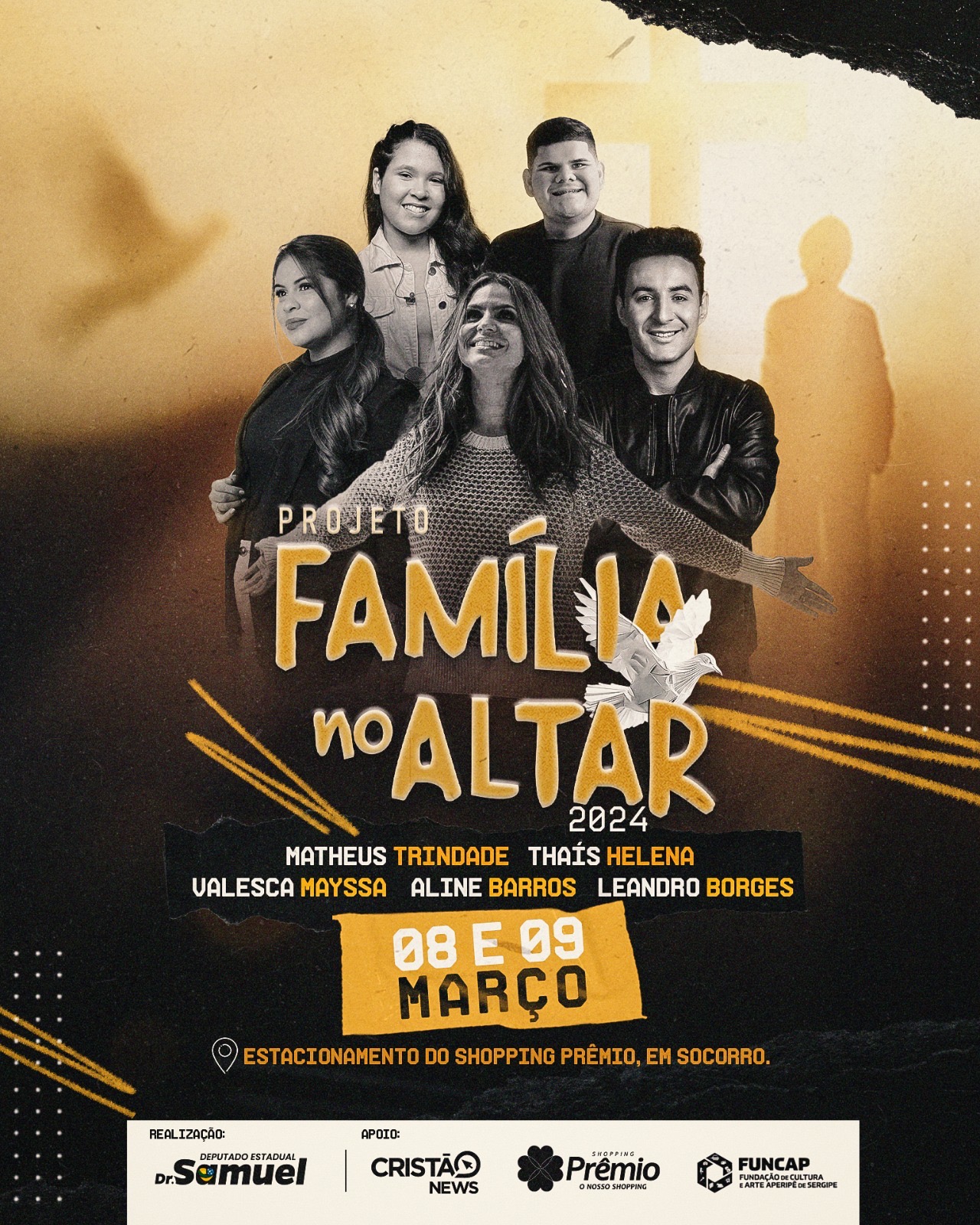 Cartaz Família no Altar