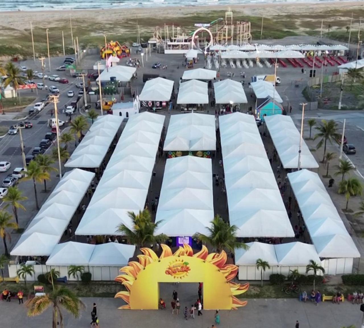 VISTA AÉREA DA EXPO VERÃO 2025
