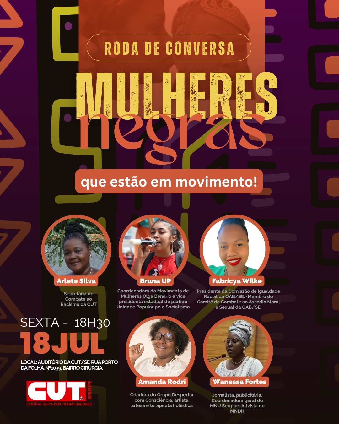 roda de conversa mulheres negras que se movimentam