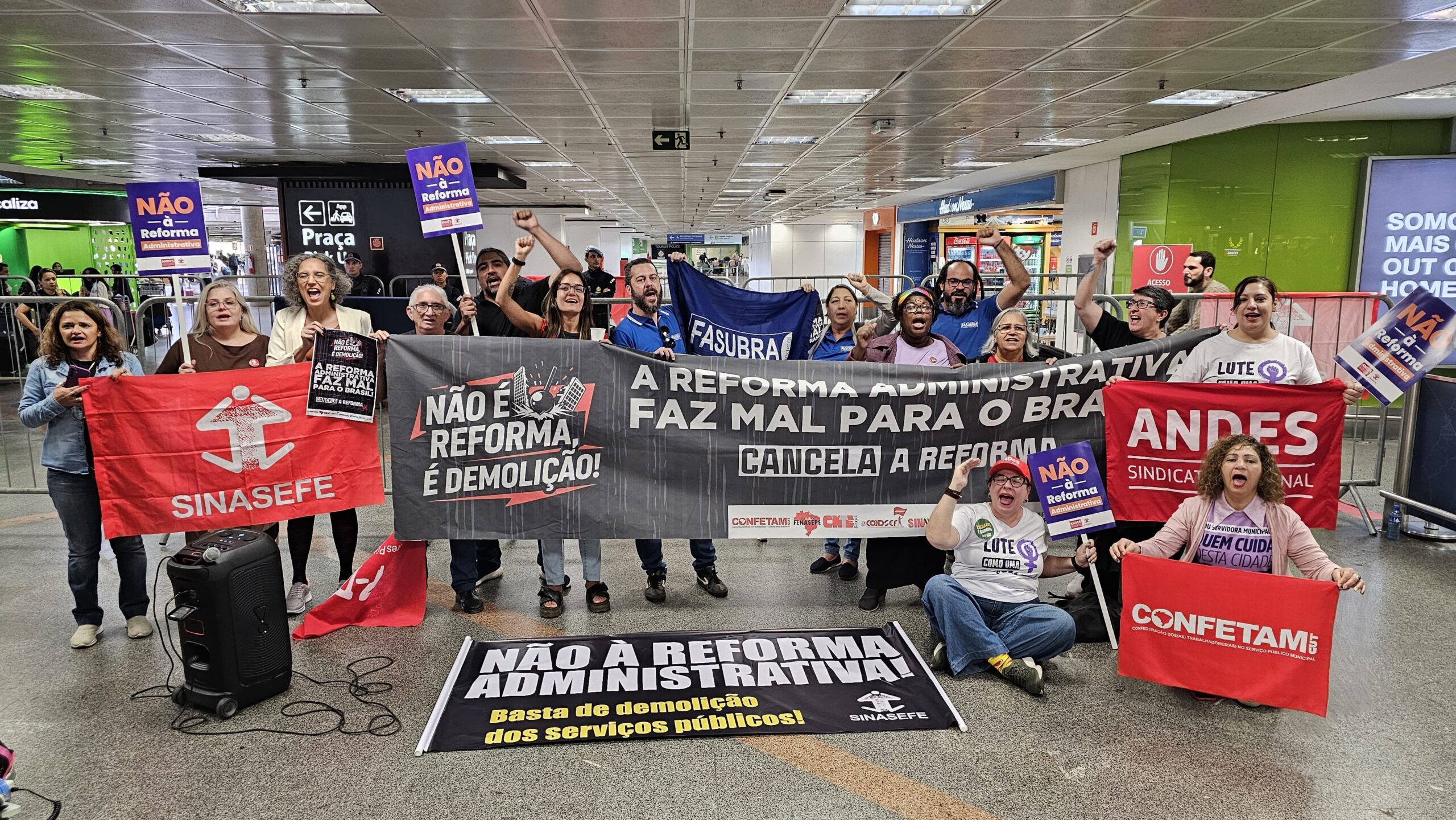 nao é reforma é destruiçao do serviço publico