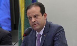 Instalação da comissão especial que analisará a PEC que reduz a maioridade penal de 18 para 16 anos. Na foto: O presidente ,dep. André Moura (Wilson Dias/Agência Brasil)