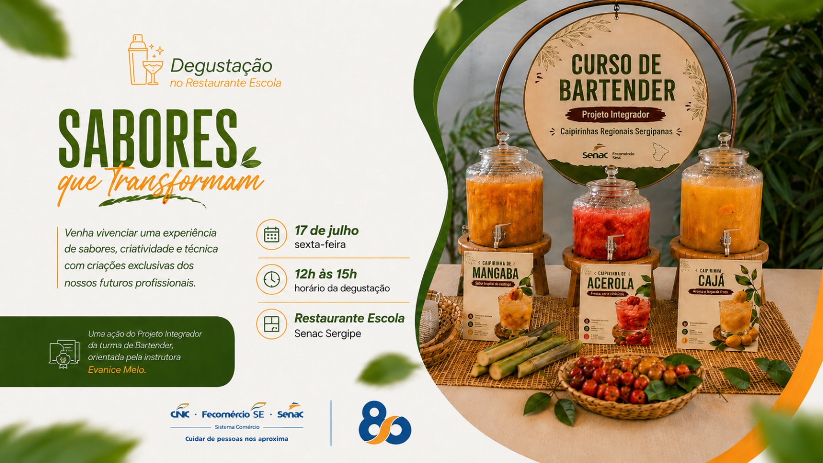 DESGUSTAÇÃO SENAC BARTENDER